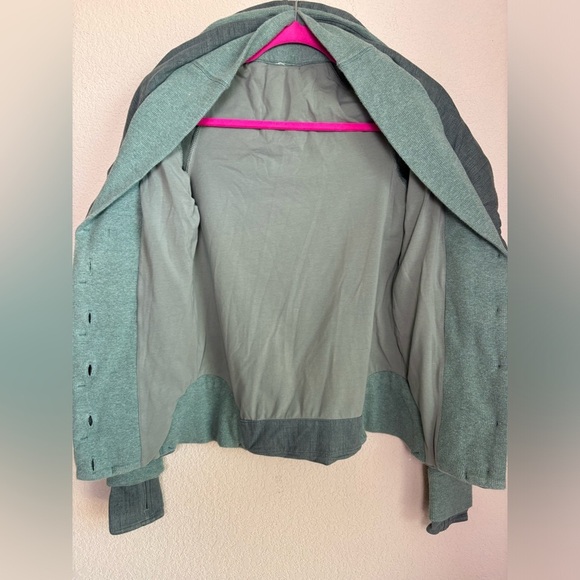 Lululemon To Class Jacket in Burlap Texture Deep Shore Heathered  Earl Grey 2 - Picture 7 of 8